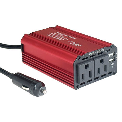 Dobra cena. Universal Socket Car Power Inverter 300W 12V 220V Modified Sine Wave Converter Adapter for Laptop Phone USB Charging w Internecie