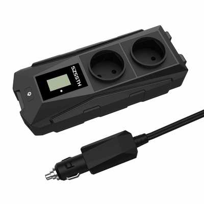 Dobra cena. Przenośny i przyjazny dla użytkownika inwerter samochodowy 12V, 300W, częstotliwość 50Hz, 0,4 kg dla łatwego transportu i zasilania w Internecie