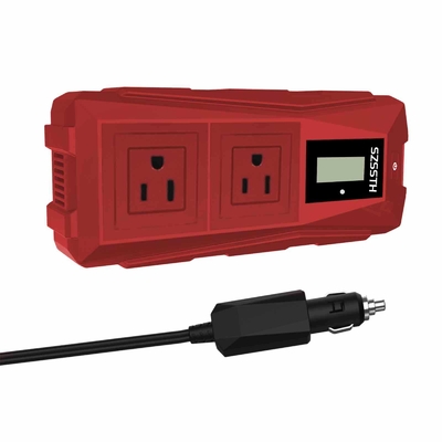 Dobra cena. Zabezpieczenie przed przeciążeniem wentylatora chłodzącego, cichego 12V do 110V/220V Inwerter samochodowy 300W Prąd wyjściowy 0,91A 220V/110V Inwertery DC/AC w Internecie