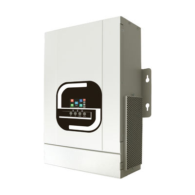 Dobra cena. Ekran dotykowy 3.6KW 6.2KW 6200W Hybrydowy falownik solarny z podwójnym wyjściem AC 220vac 230vac, szczytowa moc z obsługą równoległą w Internecie