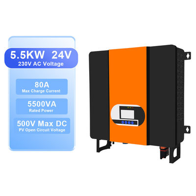 5500W 48V 5.5KW 230VAC Inwerter hybrydowy słoneczny z funkcją monitorowania WIFI