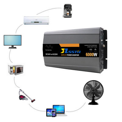 5000W 6000W czysty Inwerter mocy fal sinus Dc 12V 24V 48V Do AC 110V 220V 230V