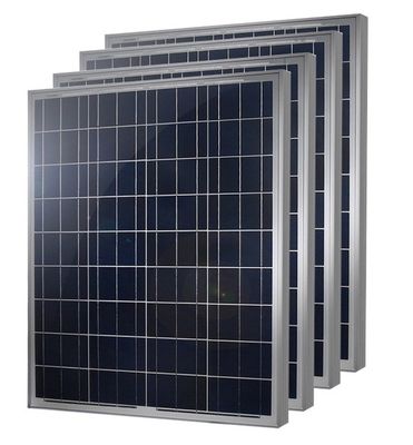 100w 200w Poly Cell Aluminium Glass Panel słoneczny Off The Grid On Grid Panel słoneczny