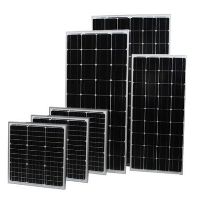 18V 24V 36V 48V Aluminiowy Szklany Panel Słoneczny 100w Sztywny Panel Słoneczny Wysoka Wydajność