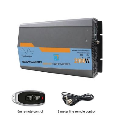 2kw 2000W Czysta ładowarka fal sinus Inwerter Wysokie napięcie odcięty zakres 14,8V/31V