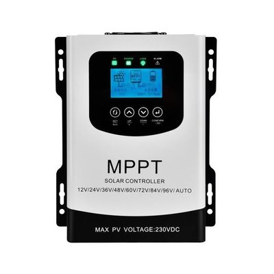 Automatyczna praca 50A/60A MPPT sterownik ładowania słonecznego 12V do 96V z wyświetlaczem LCD