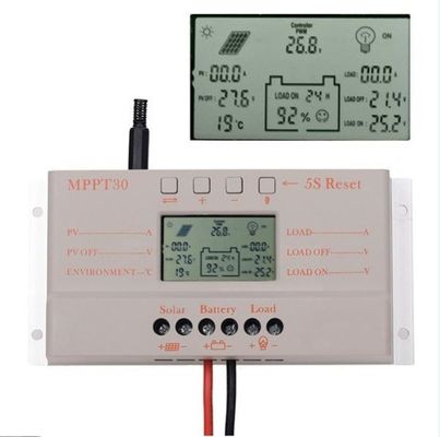 12V/24V 30 Amp MPPT Solar Charge Controller 380w Do sterowania systemem słonecznym