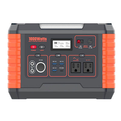 AC220v/240v/110v 1000W przenośna elektrownia inteligentny awaryjny generator energii słonecznej