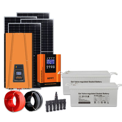 OEM ODM 3Kw Solar System Kit z akumulatorem i monokrystaliczne panele krzemowe