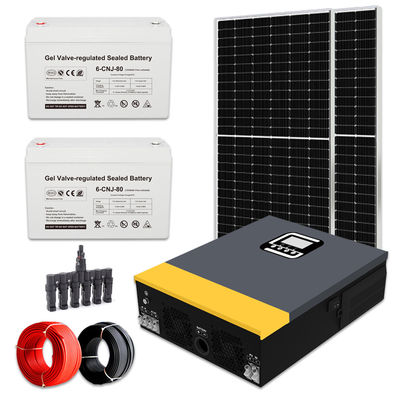 1kw System energii słonecznej z monokrystalicznym ogniwem krzemowym