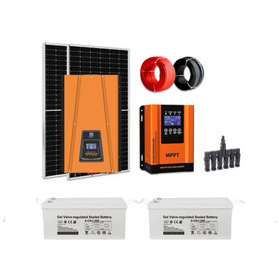 Kompletny zestaw systemu słonecznego o mocy 10 kW z akumulatorem