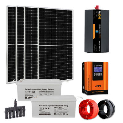 Dobra cena. 5KW system energii słonecznej w jednym kompletne zestawy energii słonecznej dla domów w Internecie