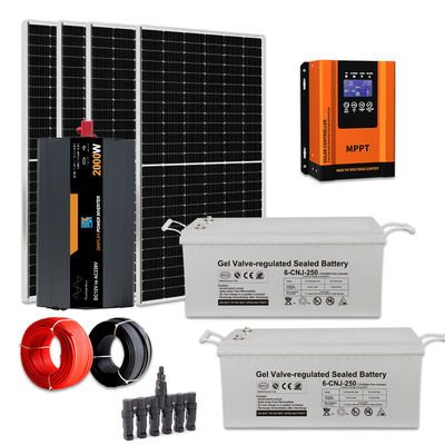 Home System energii słonecznej 2KW zestaw paneli słonecznych z systemem montażu