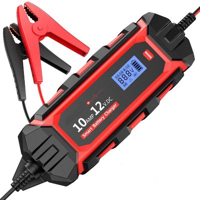 IP65 12V 10A przenośny ładowarka akumulatora samochodowego z długością kabla 1M i szybkim uruchomieniem