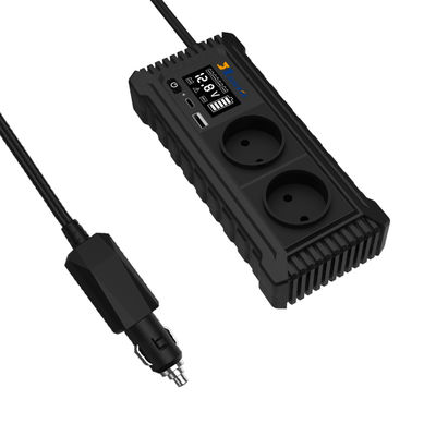 200 W Przenośny 12V do 110V 220V czysty falowy falowy Inwerter mocy samochodowej