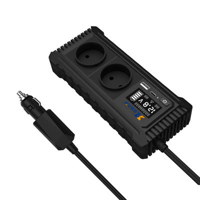 Przenośny 200W Pure Sine Wave Power Inverter samochodowy z USB typu C