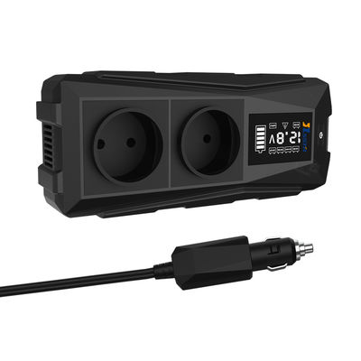 Niewielki 12V do 110V 220V Inwerter mocy samochodowej z mocą znamionową USB typu C 300W Modyfikowana fala sinus