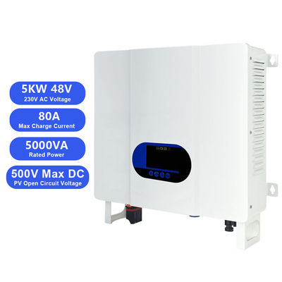 Lekkie 5KW 48V MPPT Charge Controller Pure Sine Wave Hybrid Inverter do akumulatora litowego 8kg