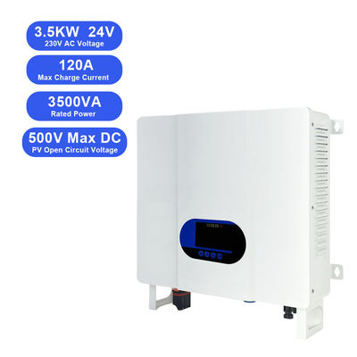 MPPT sterownik słoneczny 3KW 24V do 110V 220V 230V Inwerter hybrydowy dla baterii ołowiano-kwaśnych