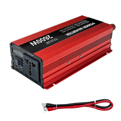 1600W szczyt 12V 24V 48V 60V prąd stały do prądu przemiennego Inwerter zasilania bez sieci z wyjściem czystych fal sinus