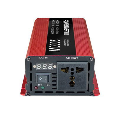 1000W 2000W Szczyt 12V 24V 48V 60V czysty Inwerter mocy fal sinus z ochroną przed przeciążeniem