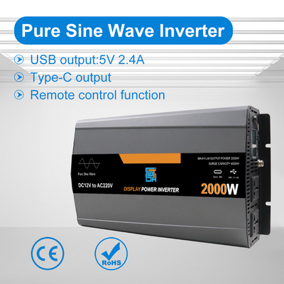 Dobra cena. Przetwornica napięcia 2000 W Czysta fala sinusoidalna – DC 12V/24V/48V na AC 110V/220V w Internecie