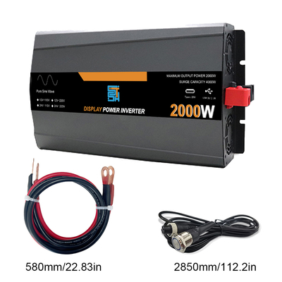 Wtyczka UE 3KW 24V 220V Czysta fala sinusoidalna Inwerter solarny off-grid