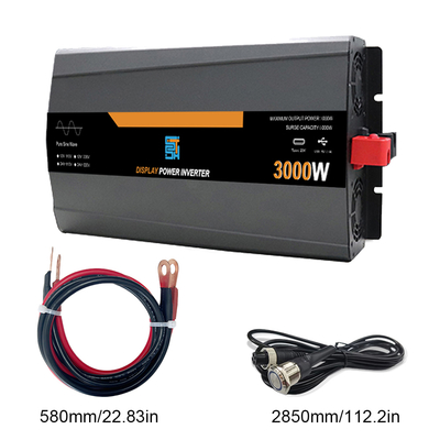 Dobra cena. Falownik sinusoidalny 3KW 12V/24V na 220V, szczytowa moc 6000W w Internecie