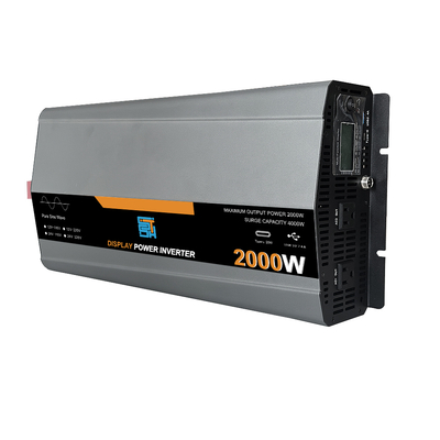 2000W 12V/24V na 110V/120V Falownik Solarny Czysta Sinusoida