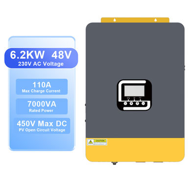 Dobra cena. Wyświetlacz LCD Inwerter słoneczny 6.2KVA 48V Inwerter hybrydowy słoneczny Pure Sine Wave On Off Grid Inverter z ładowarką słoneczną MPPT w Internecie