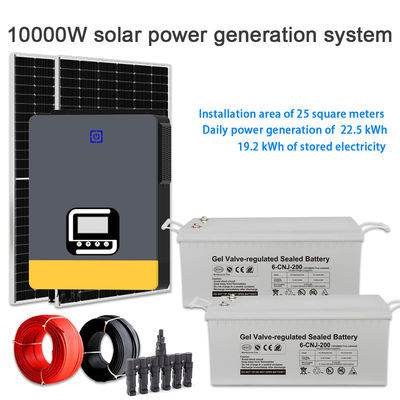 Dobra cena. Home Power Solution: 10KW Hybrid Solar System with GEL Battery Storage to Prevent Power Outages and Maximize Solar Energy w Internecie