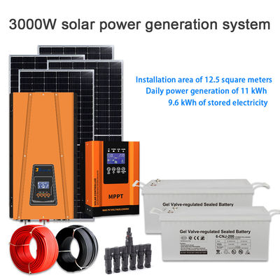 Dobra cena. OEM & ODM 3KW Solar System Kit with Battery Storage & Monocrystalline Panels for B2B Partnerships w Internecie