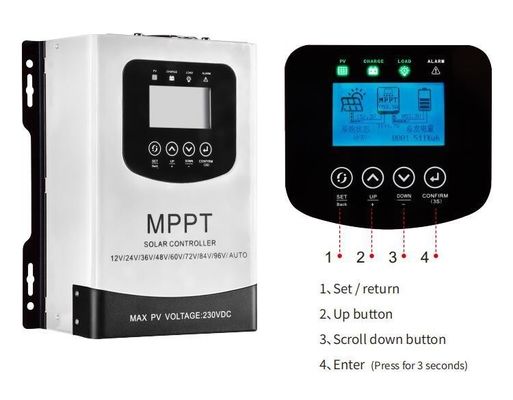 Dobra cena. MPPT Automatic Charge Mode Solar Charge Controller 30A 40A 50A 60A for Solar Systems w Internecie