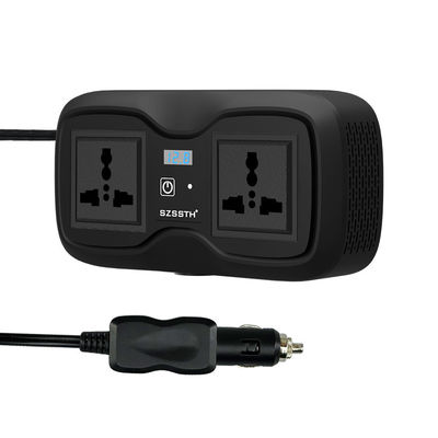 Dobra cena. 200W GaN Inwerter mocy samochodowej i 100W PD Szybkie ładowarki. 12V do 110V/220V Modyfikowane fale sinus AC + podwójne USB-A / C w Internecie