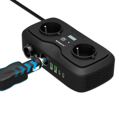 Dobra cena. Przetwornica samochodowa 200W, 12V na 220V/240V AC, podwójne gniazda AC i podwójne porty USB do ładowania w samochodzie w Internecie