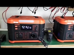MPPT 1000 Watt Powerstation 888wh Przenośna zapasowa elektrownia z światłem LED